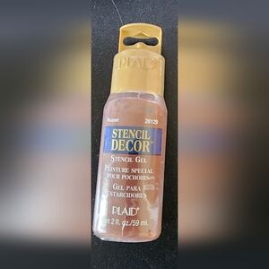 Lot Of Gel Paint, Decorator Glaze, Decorative Blocks, Blender, Brushes Art Tools